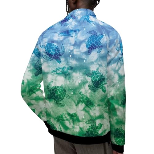 Image of Men's Lightweight Jackets Casual Full Zip Fleece Jacket Men Coats Fashion Long Sleeve Sweatshirt