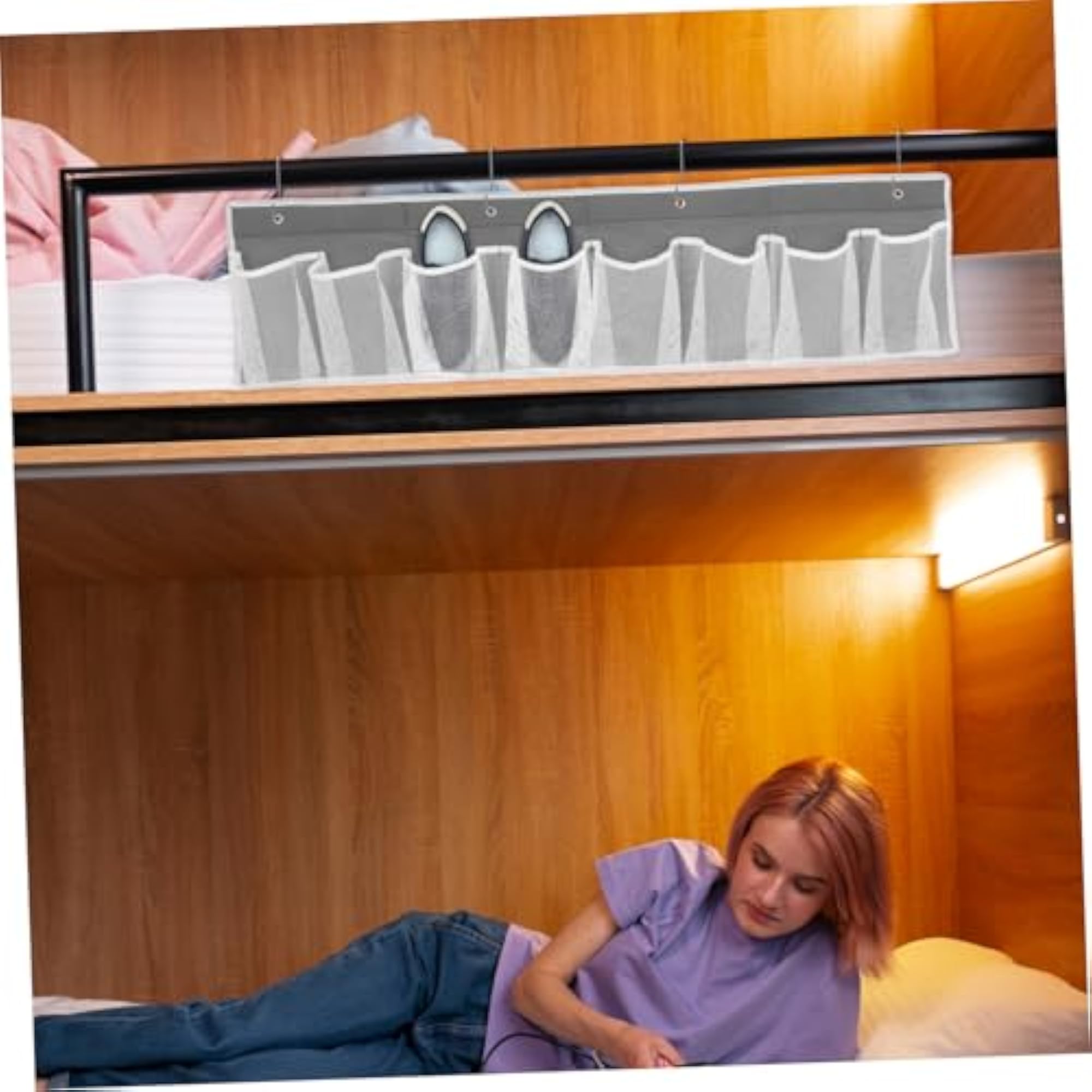 Bedside Hanging Organizer for Shoes, Non-woven Fabric