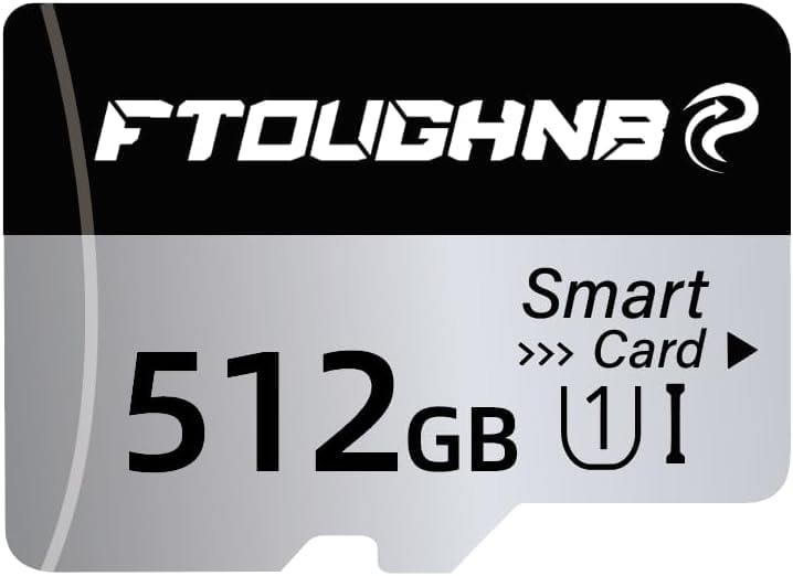 (Quality Recommendations) 512 GB TF Card, Micro SD Card, Micro SD Card, SD 512 GB Memory Card, High Speed Data Transfer, Mini SD Card, SD Converter Adapter, Memory Case Included