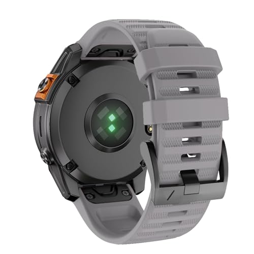 Bracelet 22mm Garmin Fenix 7 en silicone souple et système QuickFit pour le sport