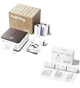 FaithTag Bible Tabs Mini Printer with 3 Rolls of Transparent Stickers