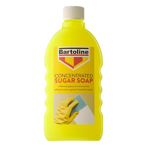 Bartoline Sugar Soap Concentrate 500ml Powerful Surface Cleaner for Paint Prep Removes Dirt Grease and Nicotine Improves Paint Adhesion for a Flawless Finish