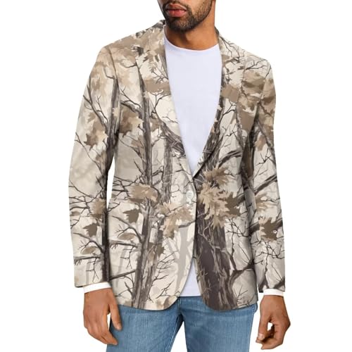 Blazer Men Lightweight Men's Suit Jacket for Thanksgiving Party Banquet Regular Fit Mens Sport Coats with Pockets