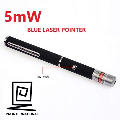 Image of PIA INTERNATIONAL 405nm Purple Blue 5Mw Beam Powerful Laser Pointer Pen