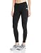 adidas Performance Women's Performer Mid Rise Long Tights, Black/Silver Logo, Small