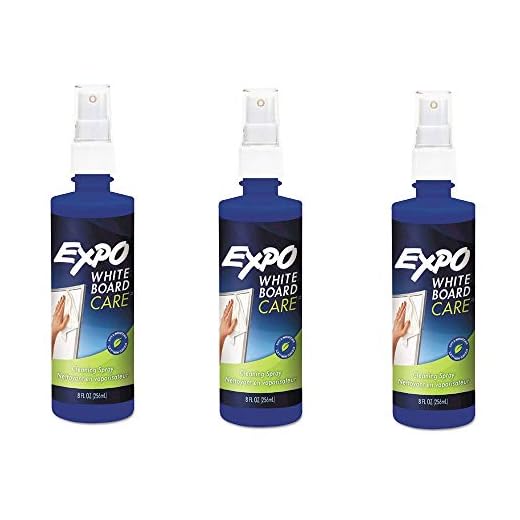 Expo Dry Erase Board Cleaner, 8 fl Ounce -3 Pack