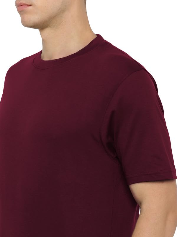 Image of AMERICAN CREW 100% Supima Cotton Round Neck T-Shirt for Men