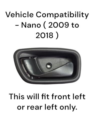 Image of Auto-Ex Inner Inside Door Handle Lock RC Lever Compatible /Replacement for Tata Nano (2009 to 2019) Left Hand (Passenger Side)