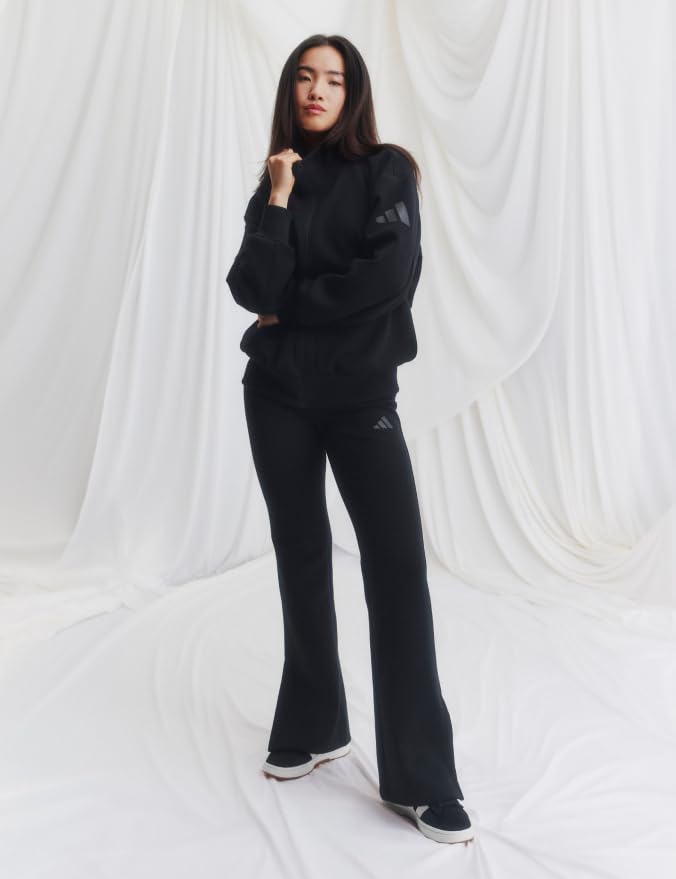 Adidas Women's All SZN Soft Lux Flared Pants, Black, X-Small - image 2