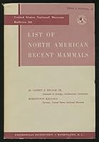 List of North American Recent Mammals B000O5F9J8 Book Cover