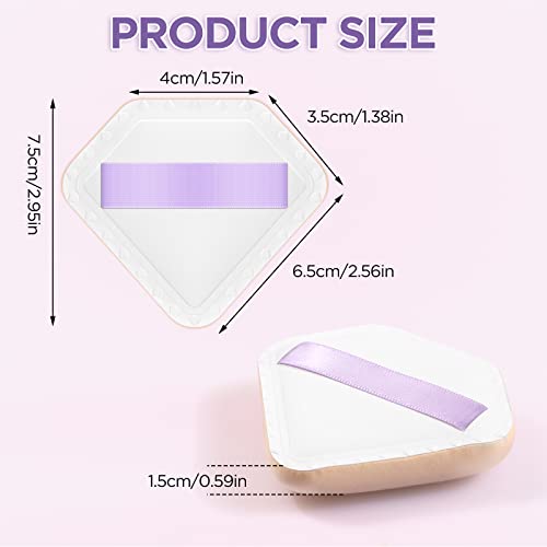 Motzu 8 Pcs Makeup Sponges For Foundation Pentagon Shape Blending Sponges For Makeup Powder Puffs For Face Powder Beauty Cushion Puff, Size L #TOP1