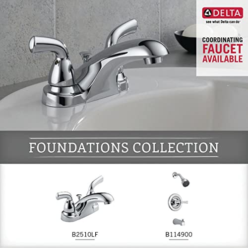 Delta Faucet Fnds50-Pc Foundations Toilet Paper Holder, Polished Chrome #TOP4