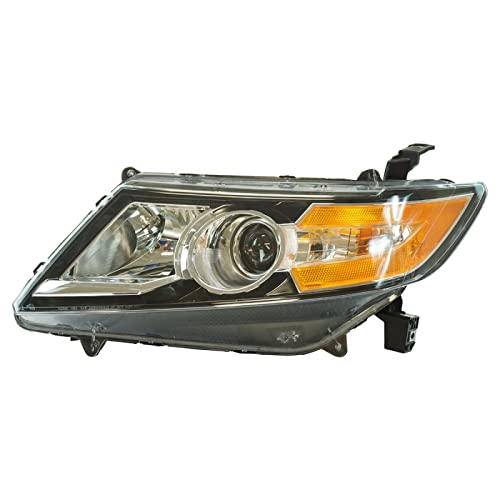 Image of TRQ Driver Side Headlight Assembly Halogen Compatible with 2014-2017 Honda Odyssey HO2502154