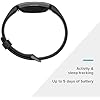 Fitbit Inspire HR Heart Rate and Fitness Tracker, One Size (S and L Bands Included), 1 Count