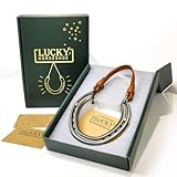 MatchWhiz Lucky Horseshoe Gift Horseshoe ornament for Friends Family Coworkers, Meaningful Gift for Birthday Graduation Housewarming Wedding or Anniversary, Rustic Home Wall Decor