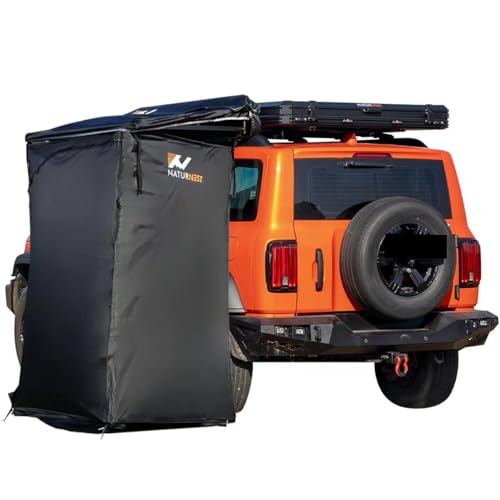 Naturnest Shower Tent Shower Awning for Overland Universal Vehicle, Changing Privacy Room, Camping Shower, Easy to Install for Camping Trips