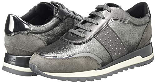 Geox D Tabelya A Sneakers Mujer Multicolor Dk Grey Gun 38 EU