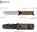 Gerber Gear StrongArm Magnacut - Fixed Blade Survival Tactical Knife for Camping, Outdoor, Hunting - Ergonomic Utility Tool with Sheath - Made in USA - Coyote Brown, Plain Edge