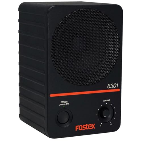 Fostex 6301NB Powered Active Monitor Single, Unbalanced, Black