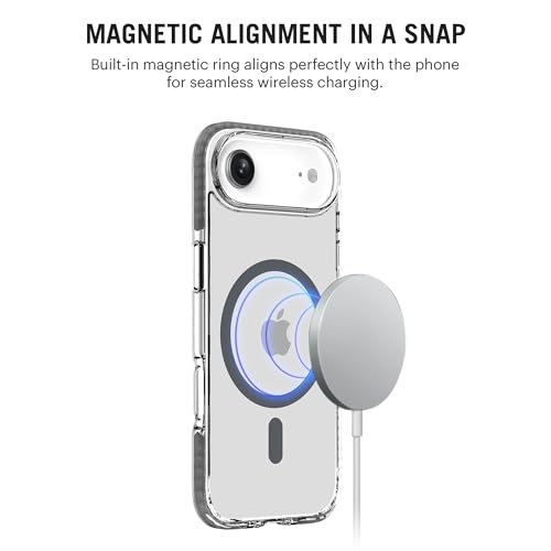 Image of DailyObjects Stride Clear 2.0 Magnetic Case Cover Compatible with iPhone Air | Wireless Charging Slim Back Cover | 2 Layer Edge Protection & Shockproof