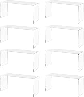 Vista 10 de Marketing Holders Soporte de exhibición de acrílico cuadrado transparente de 8 pulgadas para encimera de plexiglás decorativo, sin plataforma