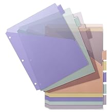 Business Source Pocket Index Dividers 32372
