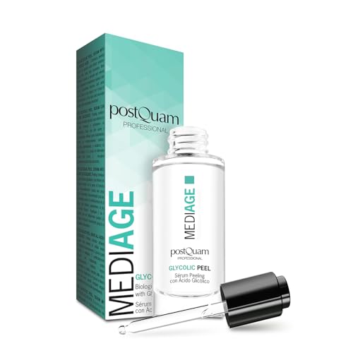 Postquam - Med Age | Peeling Facial con ácido glicólico - Elimina puntos negros y espinillas - 30 Ml