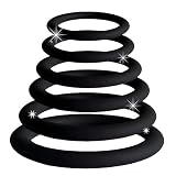 6Pcs Silicone Rings Sets Male Silicone Toys for Couples for Men for Games Erection Longer Harder Stronger Cock Enlargement Machine Easy Carrying in Sweater Pocket 7G4D28E44