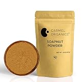 CARMEL ORGANICS Soapnut/Aritha/Reetha Powder (8 Oz or 227 Grams) for hair care | Natural | No Added