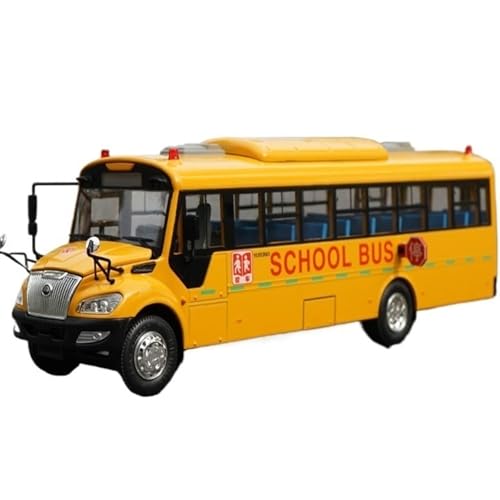 Modelos A Escala 1:42 para El Autobús Escolar Yutong ZK6109DX Modelo Coche De Aleación De Fundición A Presión Coleccionable Modelo De Metal Fundidos A Presión
