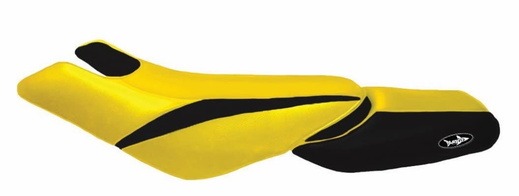 BlackTip Jetsports Seat Cover for SeaDoo 1996-1999 GTX/LTD/RFI, 1997-2000 GTI (Yellow/Black)