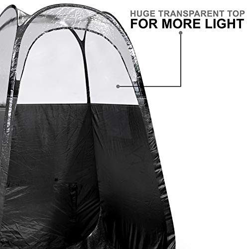 image for Thermalabs Spray Tan Tent (Black) The Best, Bigger Than Others, Folds 