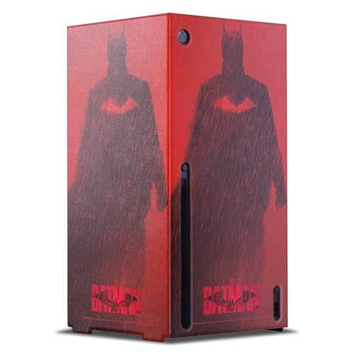 Sticker Enveloppement Xbox Series X The Batman Pluie Rouge Licence Officielle