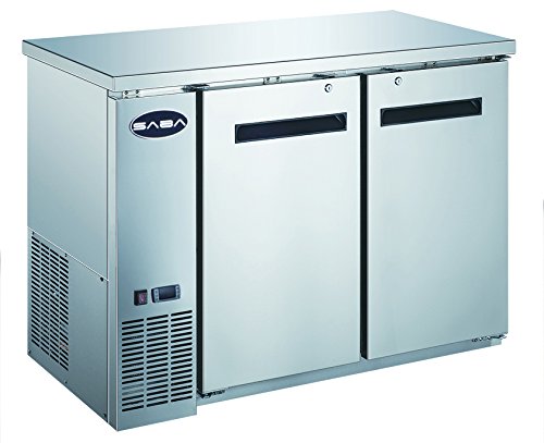 SABA 48" Two Solid Door Back Bar Cooler