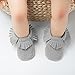 Meckior Infant Baby Girls Boys Premium Soft Sole Tassel Bowknot Moccasins Toddler Prewalker Princess Anti-Slip Crib Baptism Loafers Shoes