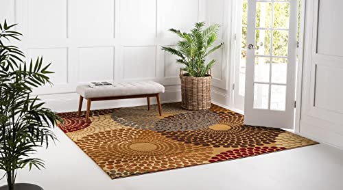 Tapete Unique Loom Barista Collection 245x245 cm Beige miniatura 2