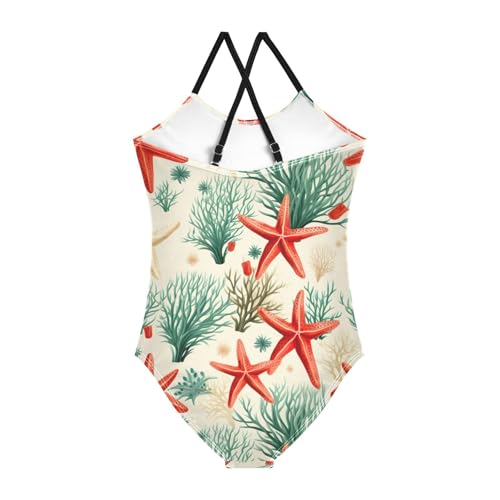Starfish Girls One Piece Swimsuit Beach Swimwear 208577032