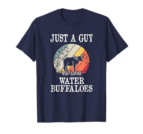 Solo un chico que ama los búfalos de agua Camiseta