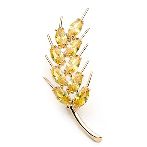 Broche de costume éclatante pour femmes accessoire de mode élégant taille 2.2x4.6 cm modèle A