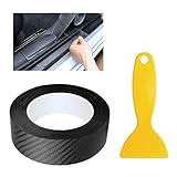 【3D-KOHLENSTOFFFASER】Autoaufkleber mit Karbonfasermuster, 3D-Textur, schön und praktisch. Schwarze Kohlefaser ist einfach und spannungsreich, ideal zum Trimmen Ihres Autos.