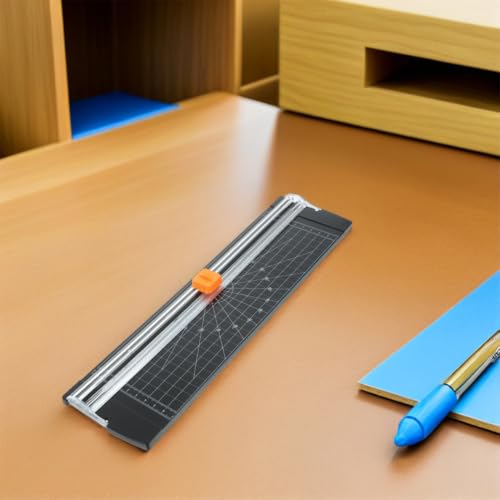 Uonlytech Paper Cutter Trimmer and Abs Body with Stainless Steel Blade 2pcs Portable A4 Lightweight and Compact Design for Clean and Straight Cuts for Crafting for School and Home Use - Image 6