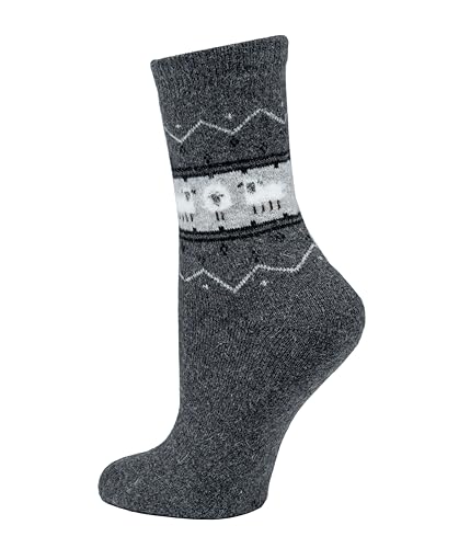 Image of Shag Wear Women's Novelty Angora Socks, Cute Animal Casual Cozy Soft and Warm, 3 Pack
