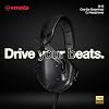 V-Moda M-10 | سماعات رأس DJ مبسطة فوق الأذن | تم ضبطها لمنسقي الأغاني والموسيقى التي تعتمد على الإيقاع | Deep Bass مع وضوح متطور | وسائد إسفنجية للذاكرة لأداء طويل | تصميم متين مغلق الظهر | أسود
