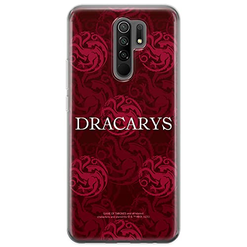 ERT GROUP mobile phone case for Xiaomi REDMI 9 original and officially Licensed Game of Thrones pattern 021 optimally adapted to the shape of the mobile phone