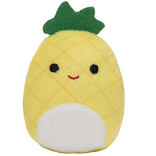 Image of Squishville by Squishmallows Mini Plush Fruit Squad, Six 2 inch Soft Minimallow Plush, Irresistibly Colorful Fruits, Mini Peach, Pineapple, and Watermelon