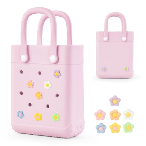 Knowenat Mini Beach Rubber Tote Bag