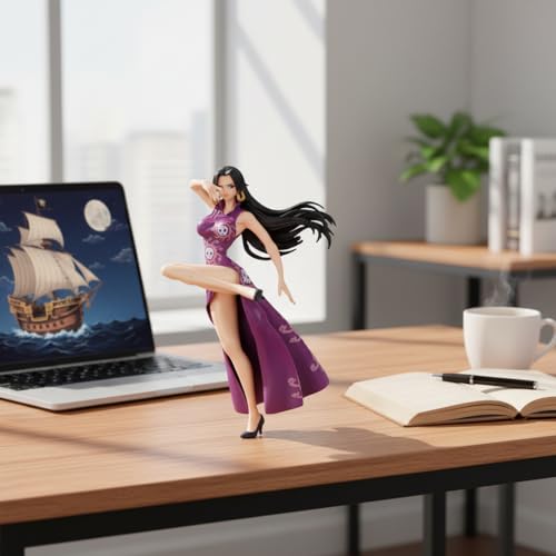 Image of Offo One Piece Boa Hancock Action Figure 15cm, Premium PVC Anime Collectible for Home Decor, Office Desk & Study Table, Multicolour Display Gift for Fans