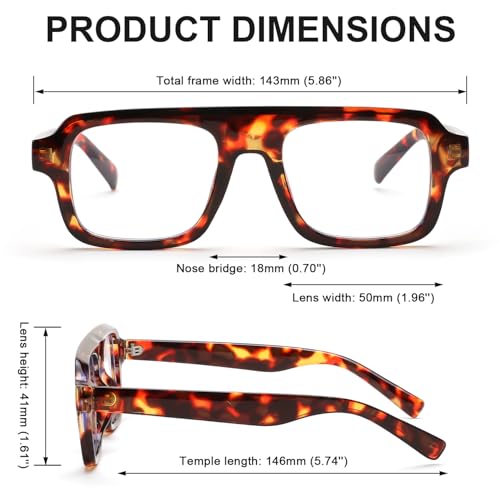 Image of Vintage Square Aviator Blue Light Blocking Glasses For Women Men Computer Lightweight Glasses Anti Eyestrain