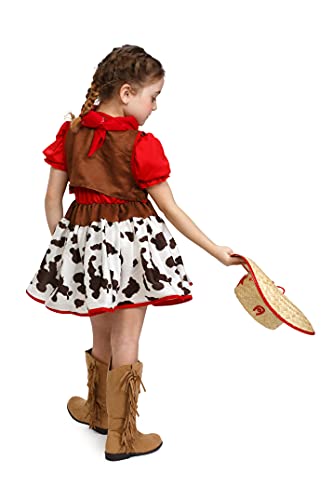 Disfraz de vaquera para niñas miniatura 2