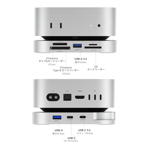 NEWQ Mac Mini M4ドック の商品画像 4